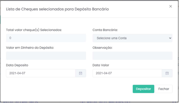 Lista de cheques